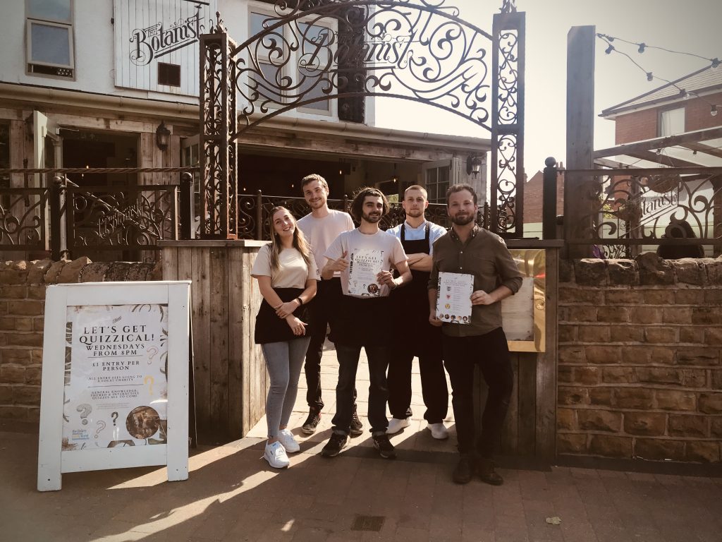 The Botanist West Bridgford helps the homeless Let’s get quizzical