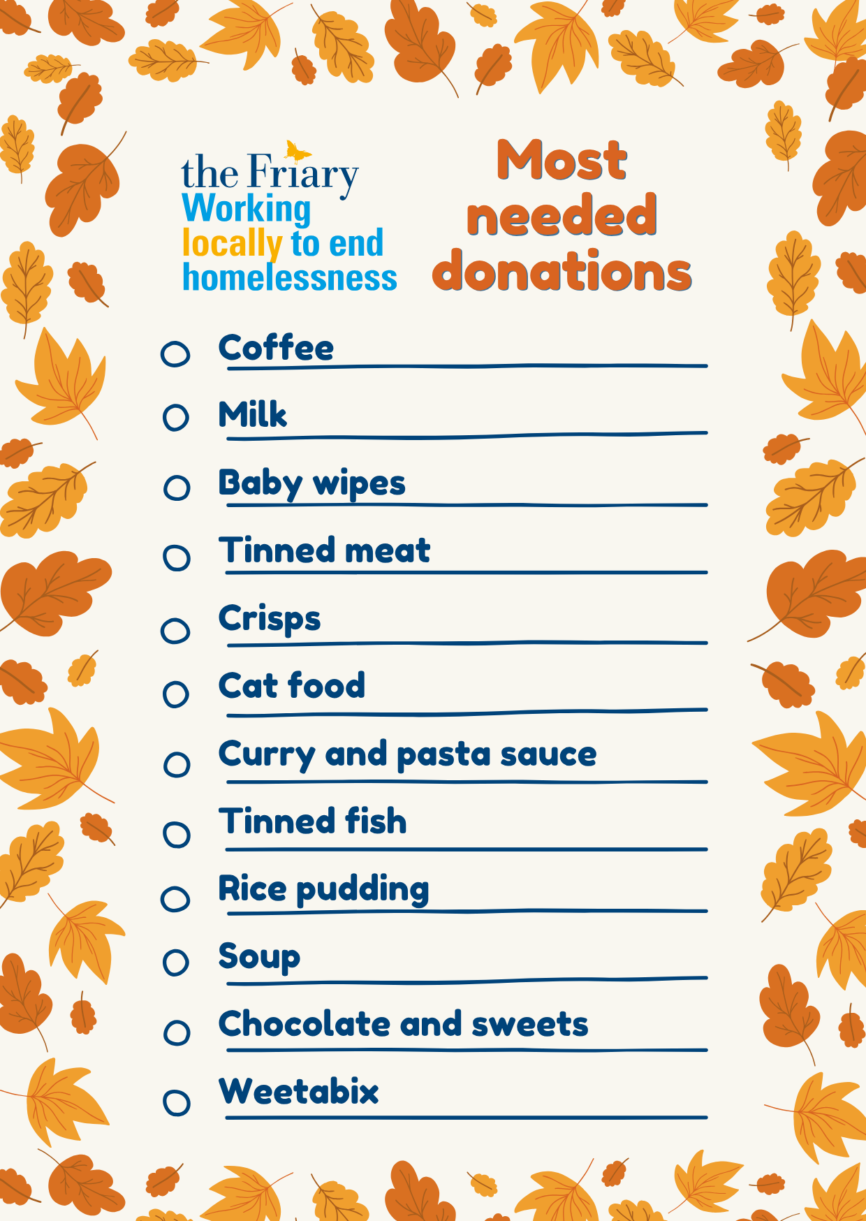donation list
