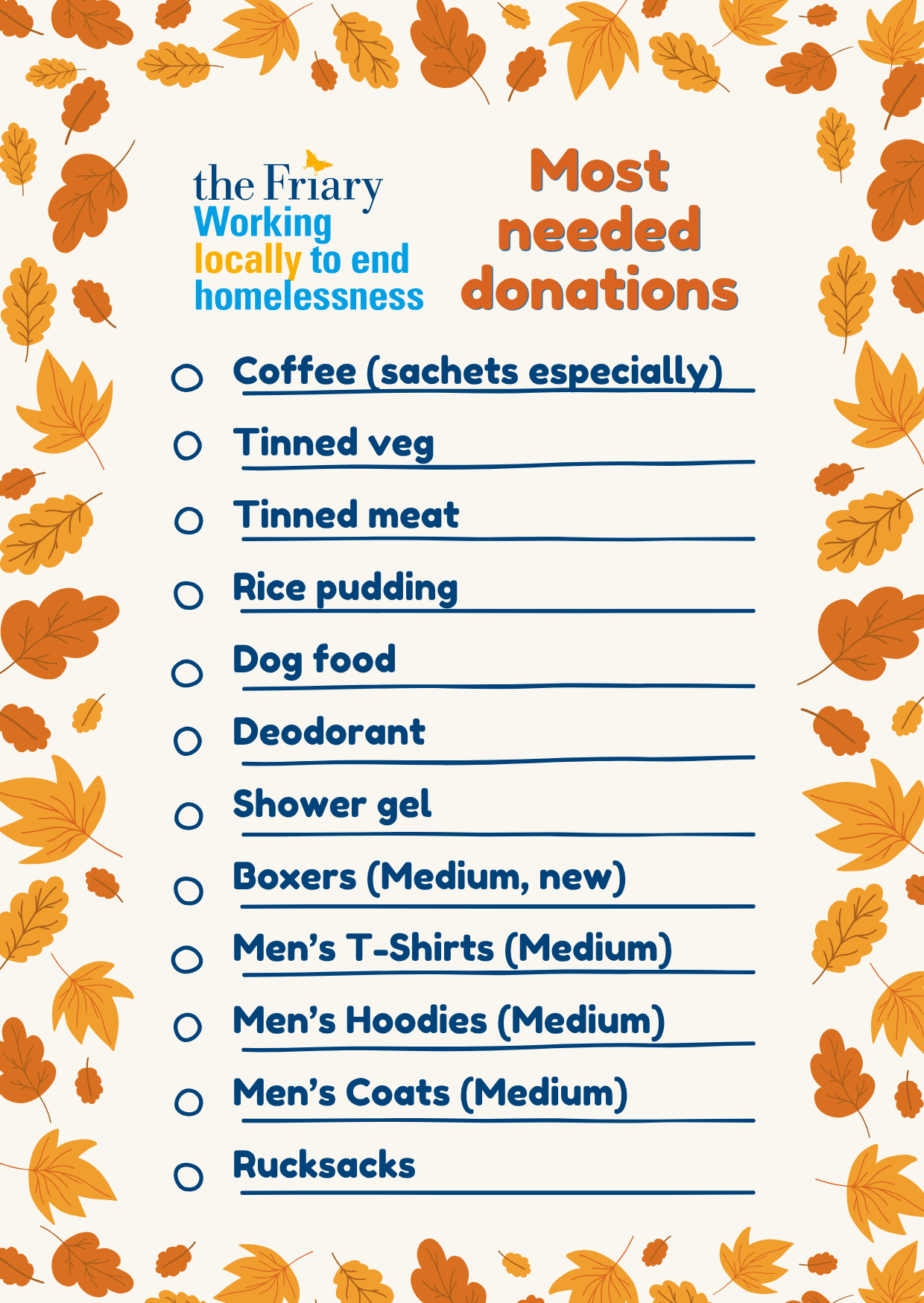 donation list